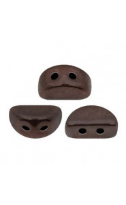 Les perles par Puca® Kos beads Dark bronze mat 23980-84415